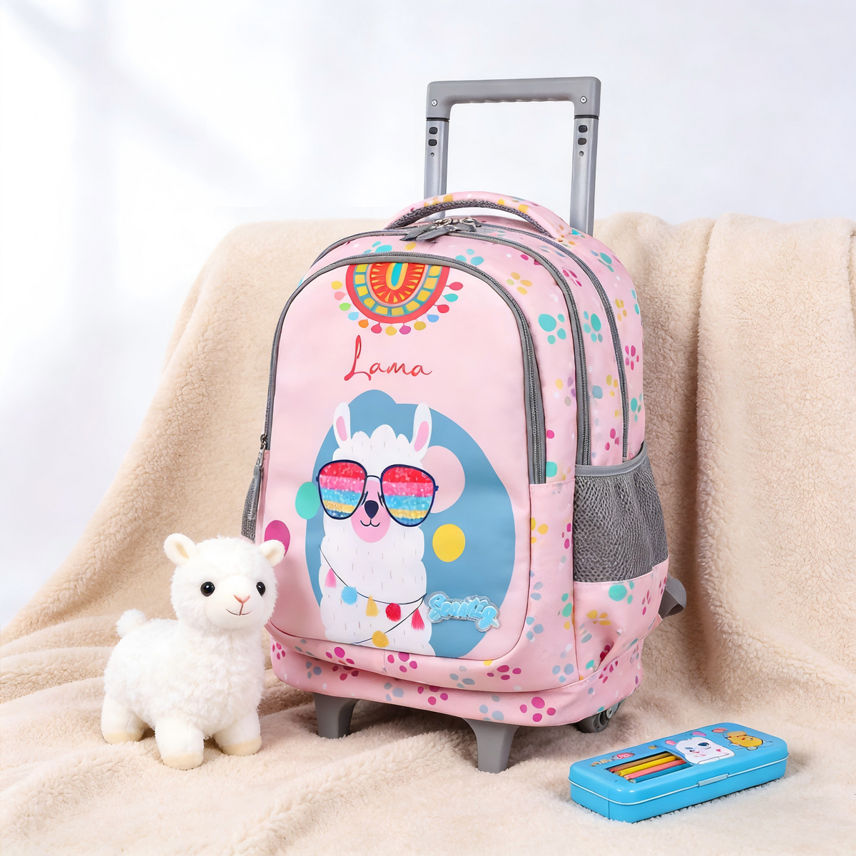 Back to school | Double Handle Rolling Backpack form Tilami