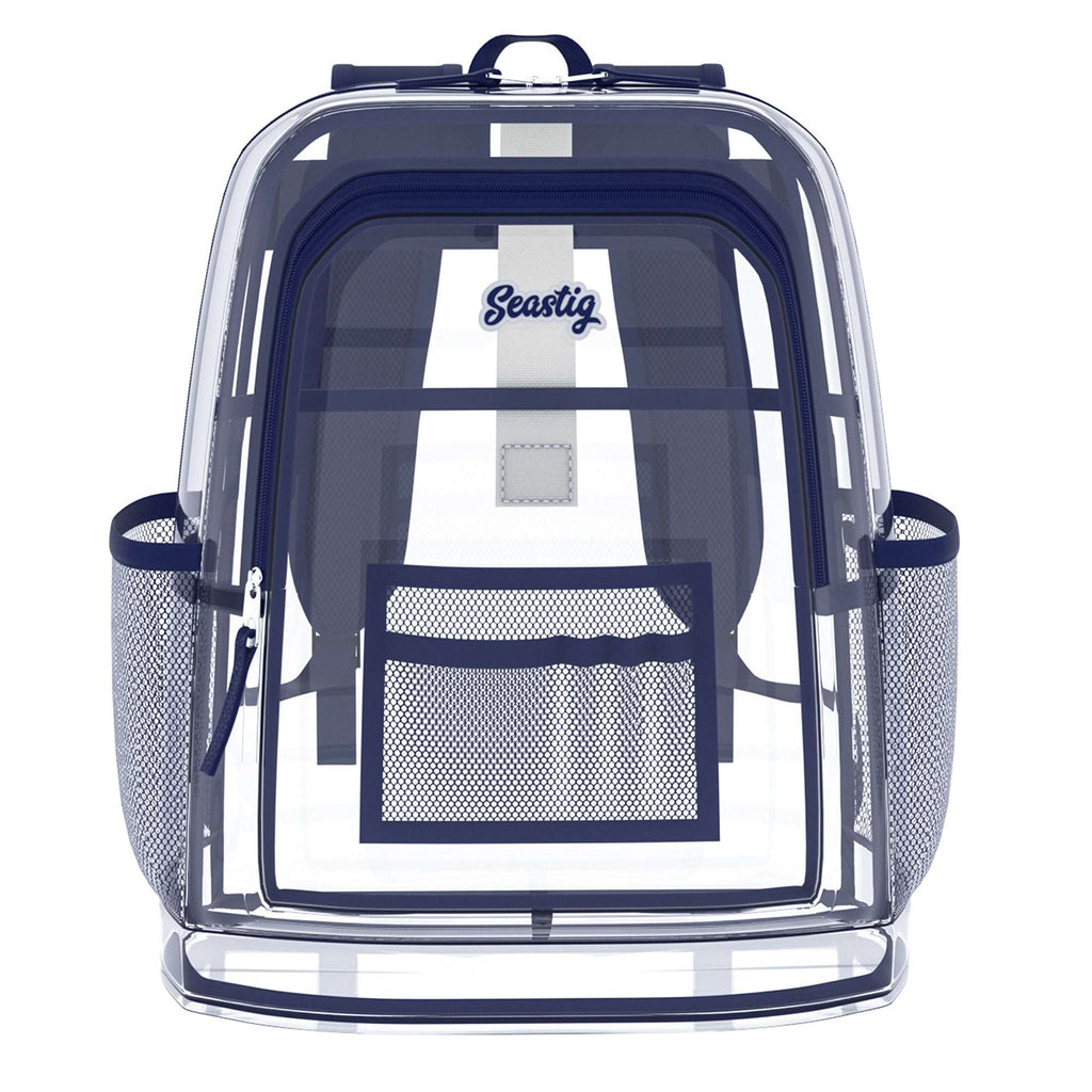 Seastig Navy 17 inch Clear Waterproof Backpack