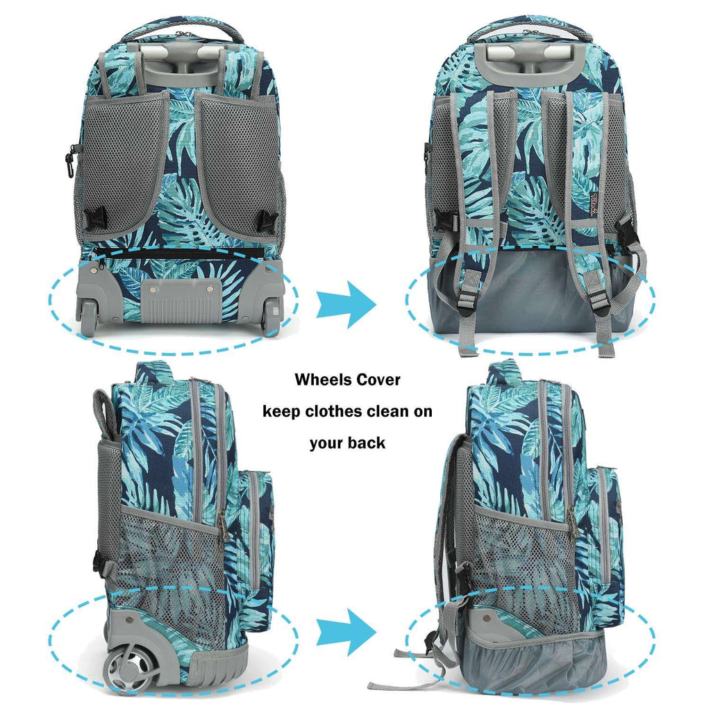 Tilami Rainforest Rolling Backpack 19 inch Wheeled LAPTOP Boys Girls Travel Backpack canada