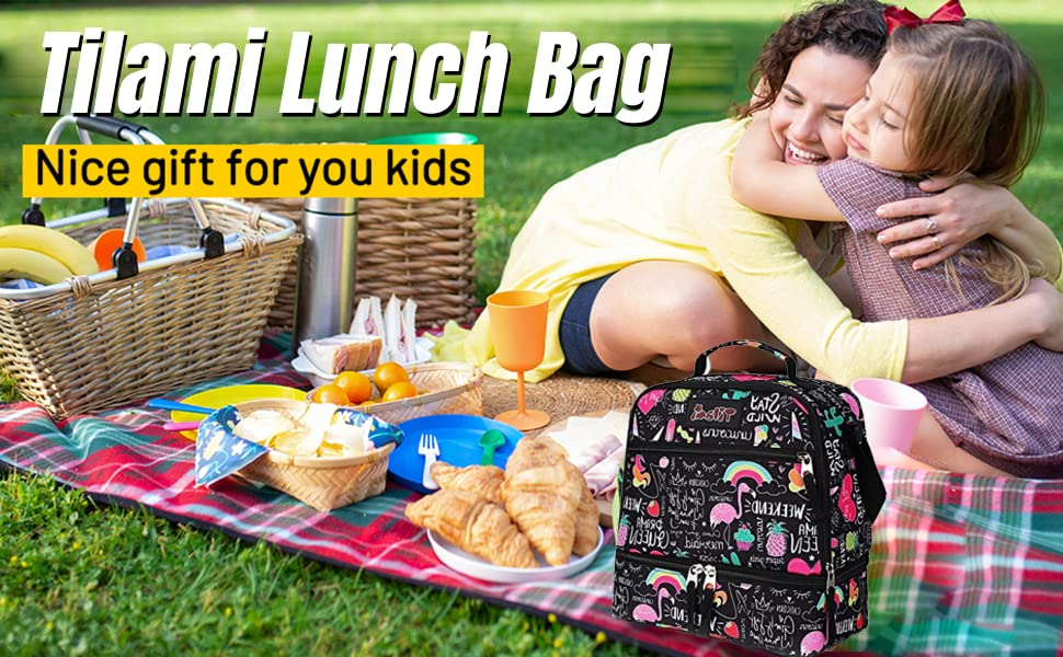 Enjoy your lunchtime with insulated Tilami lunch bags!