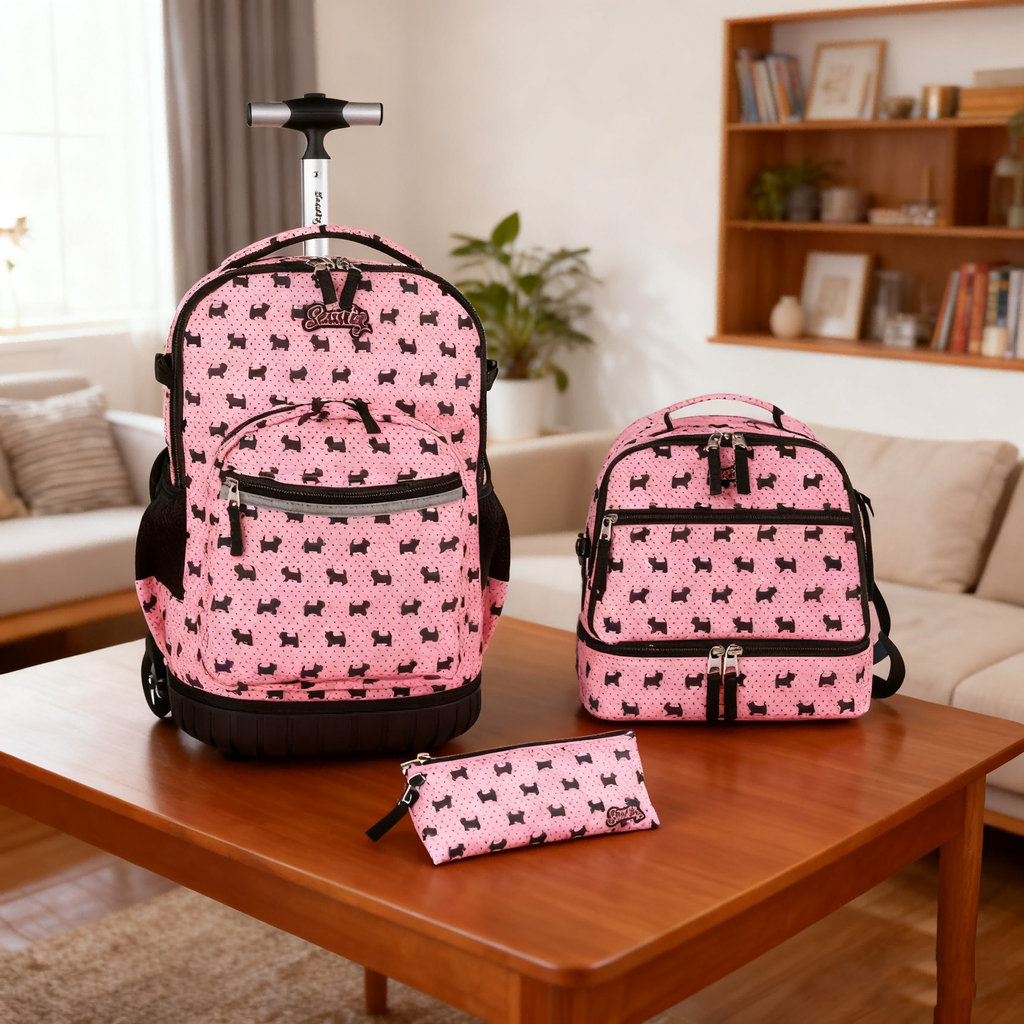 Rolling backpack suits