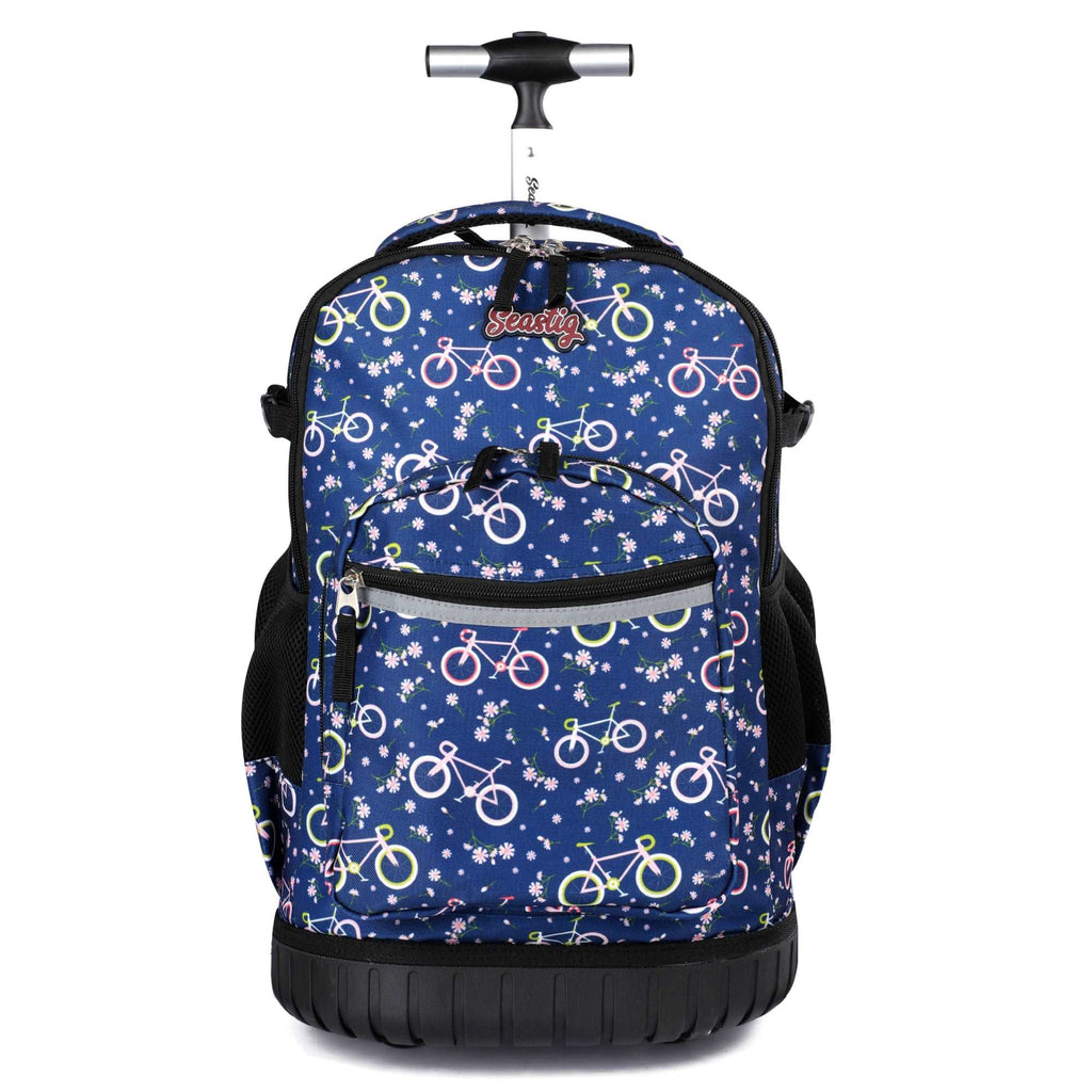 seastig 18 inch Bicycle Rolling Backpack for Kids