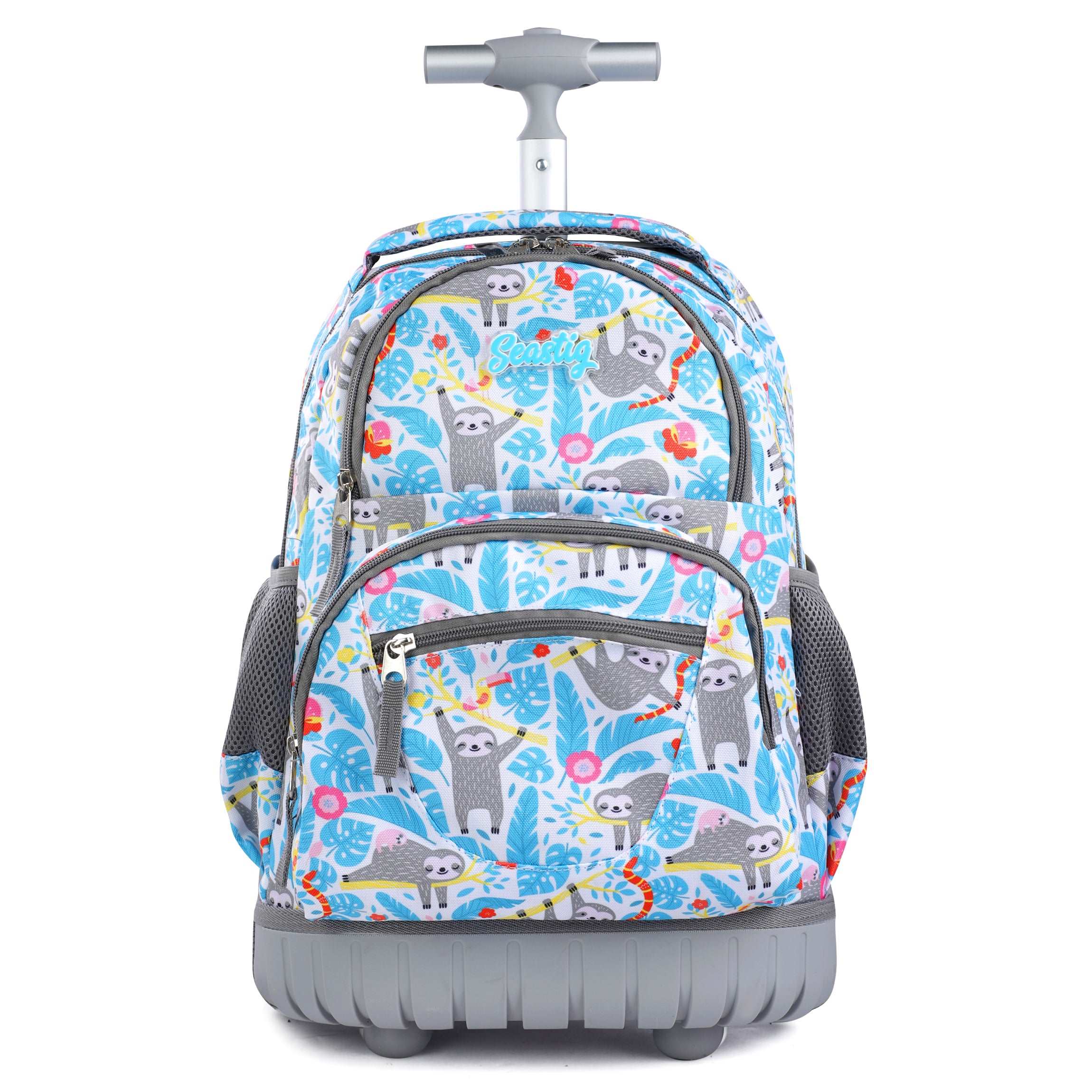 Kids Sloth Rolling Backpack Seastig School Backpacks – Tilamionline