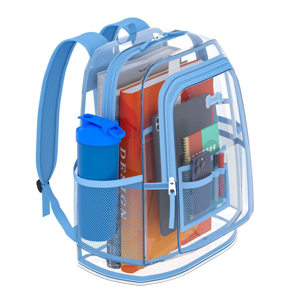 Seastig Blue 17 inch Clear Waterproof Backpack