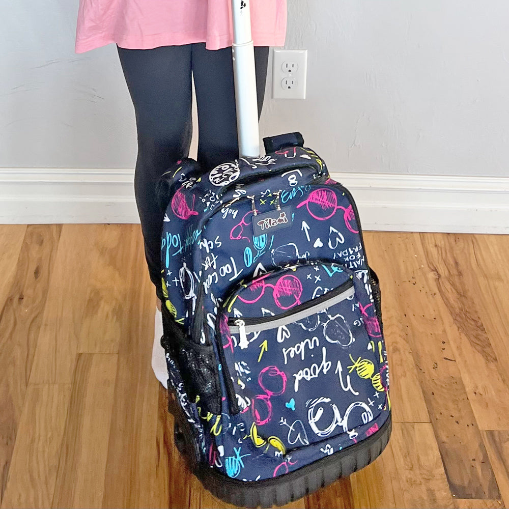 Tilami Weekend Time 19 inch Kids Rolling Backpacks Tilami Weekend Time 19 inch Kids Rolling Backpacks
