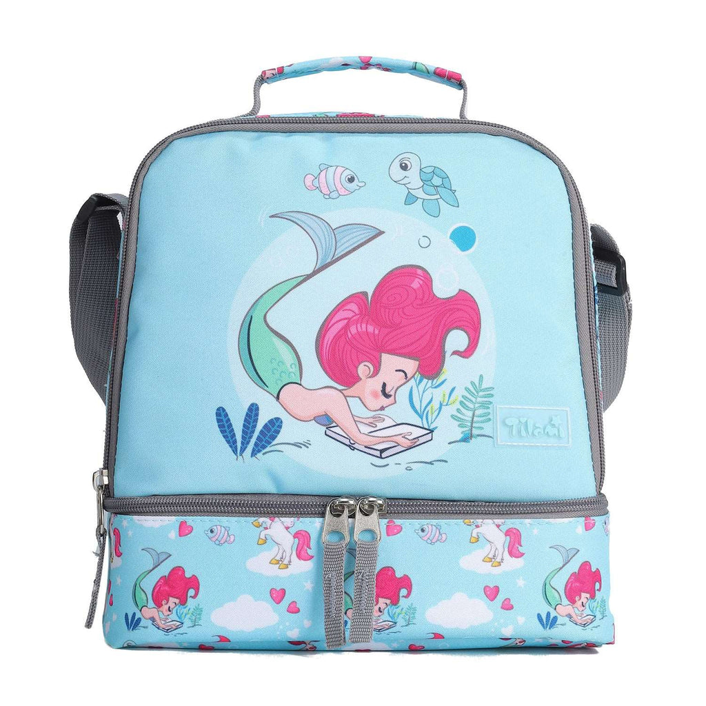 Tilami Adorable Mermaid Insulated Lunch Bags Kids Lunch Box