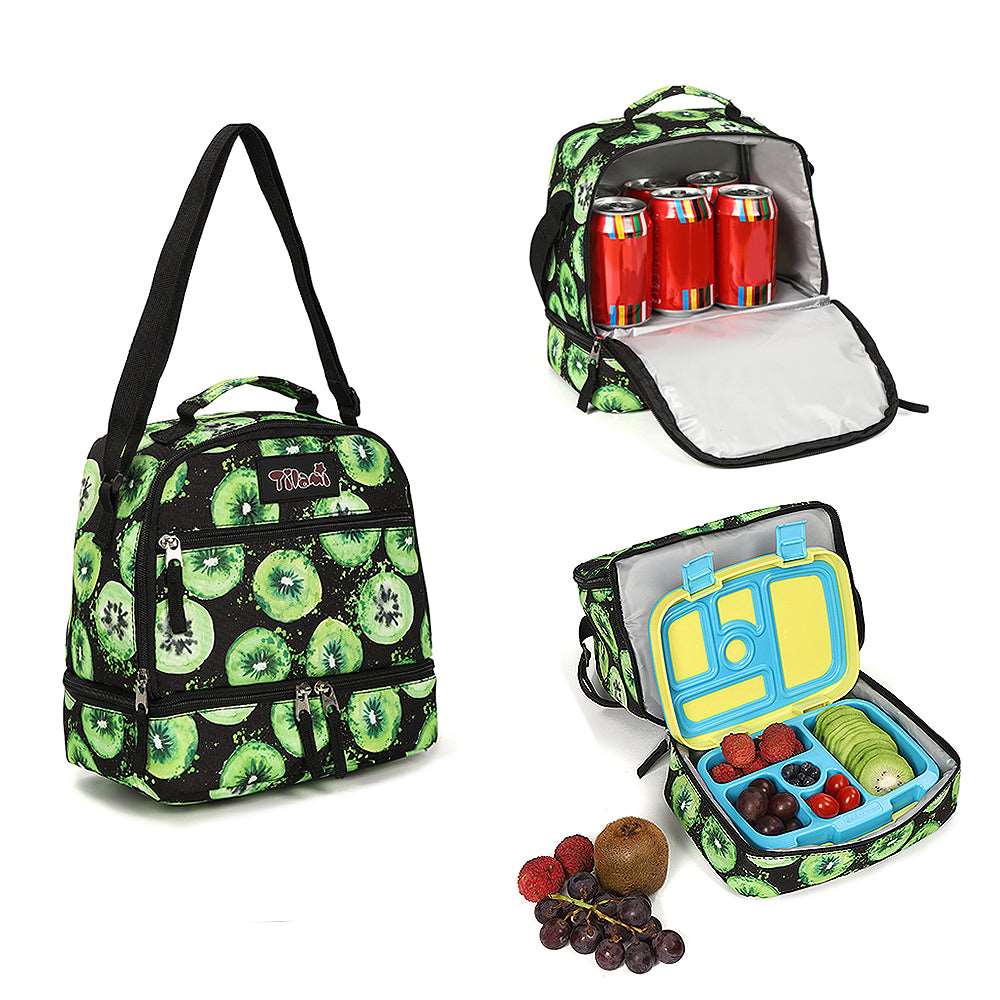 Tilami Kiwifruit Kids Lunch Bag Waterproof Cooler Bag
