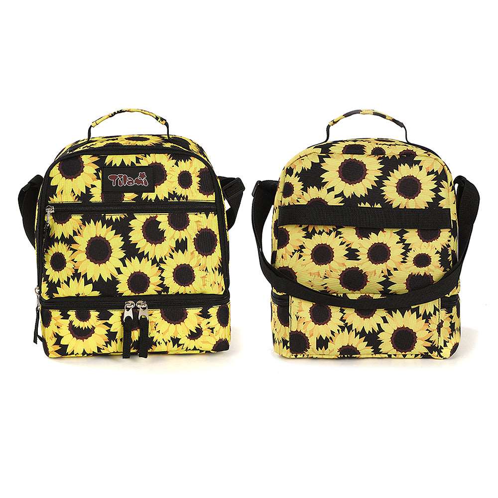 Tilami Sunflower Kids Lunch Bag Waterproof Cooler Bag
