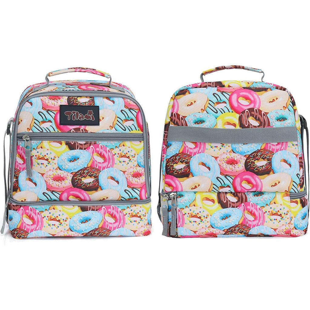 Tilami Sweet Doughnut 18 inch Kids Rolling Backpack with Lunch Bag Canada