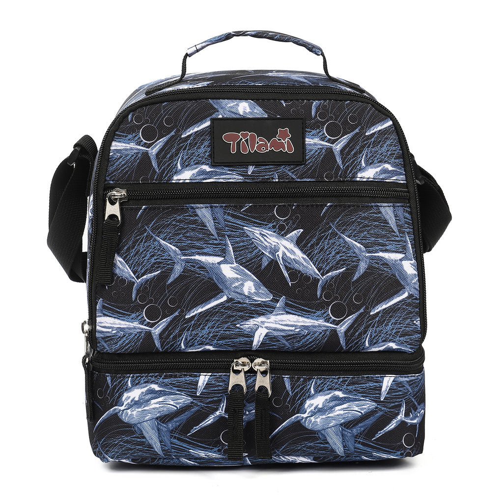 Tilami Shark Ocean Kids Lunch Bag Waterproof Cooler Bag